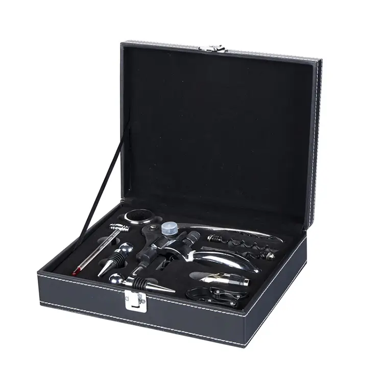 Črni vinski set